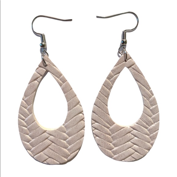 Jewelry - 🖤Pick Any 3 for $12🖤 Faux Leather Dangle Earrings